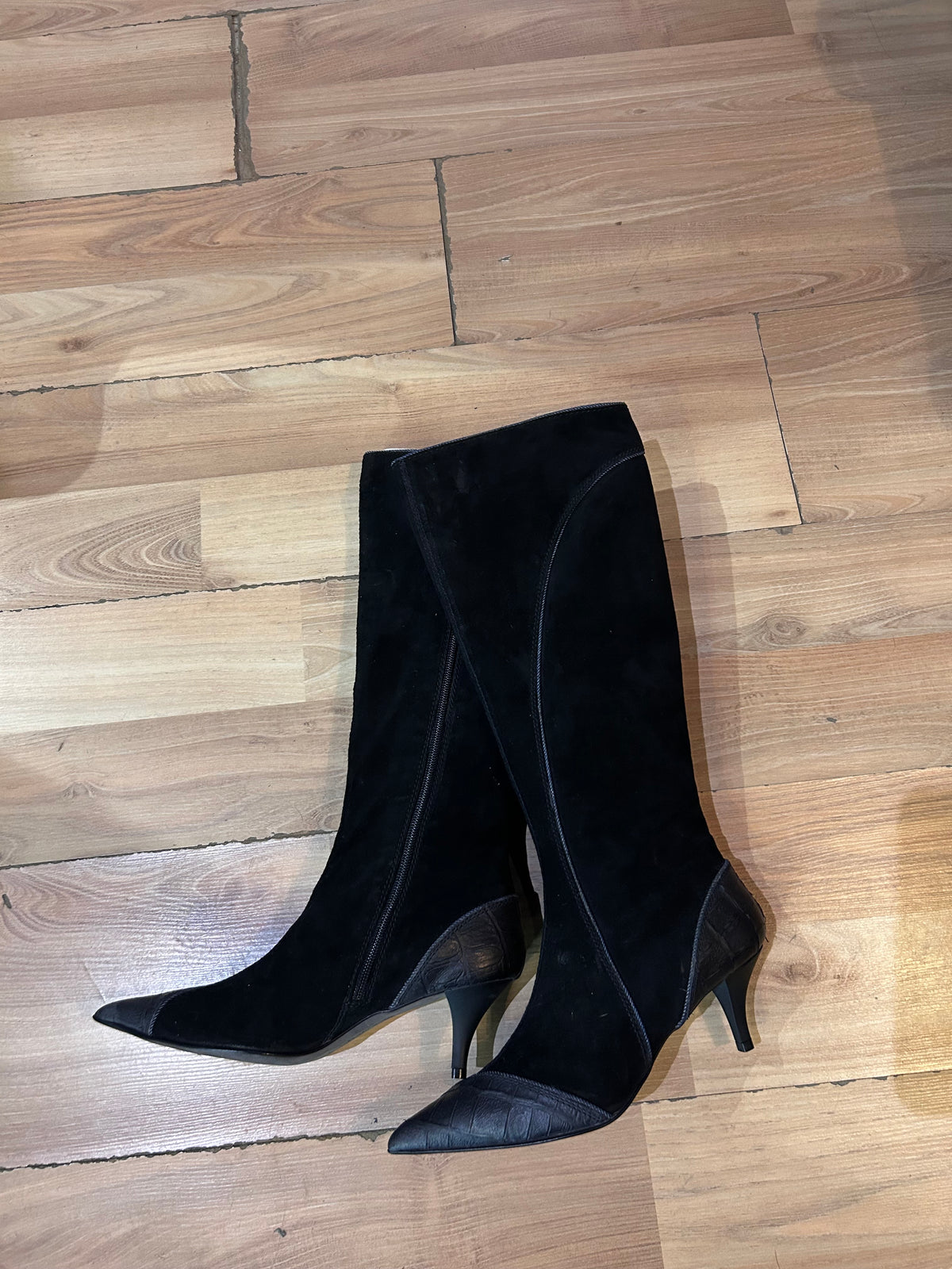 Miss Sixty knee high suede boots 37