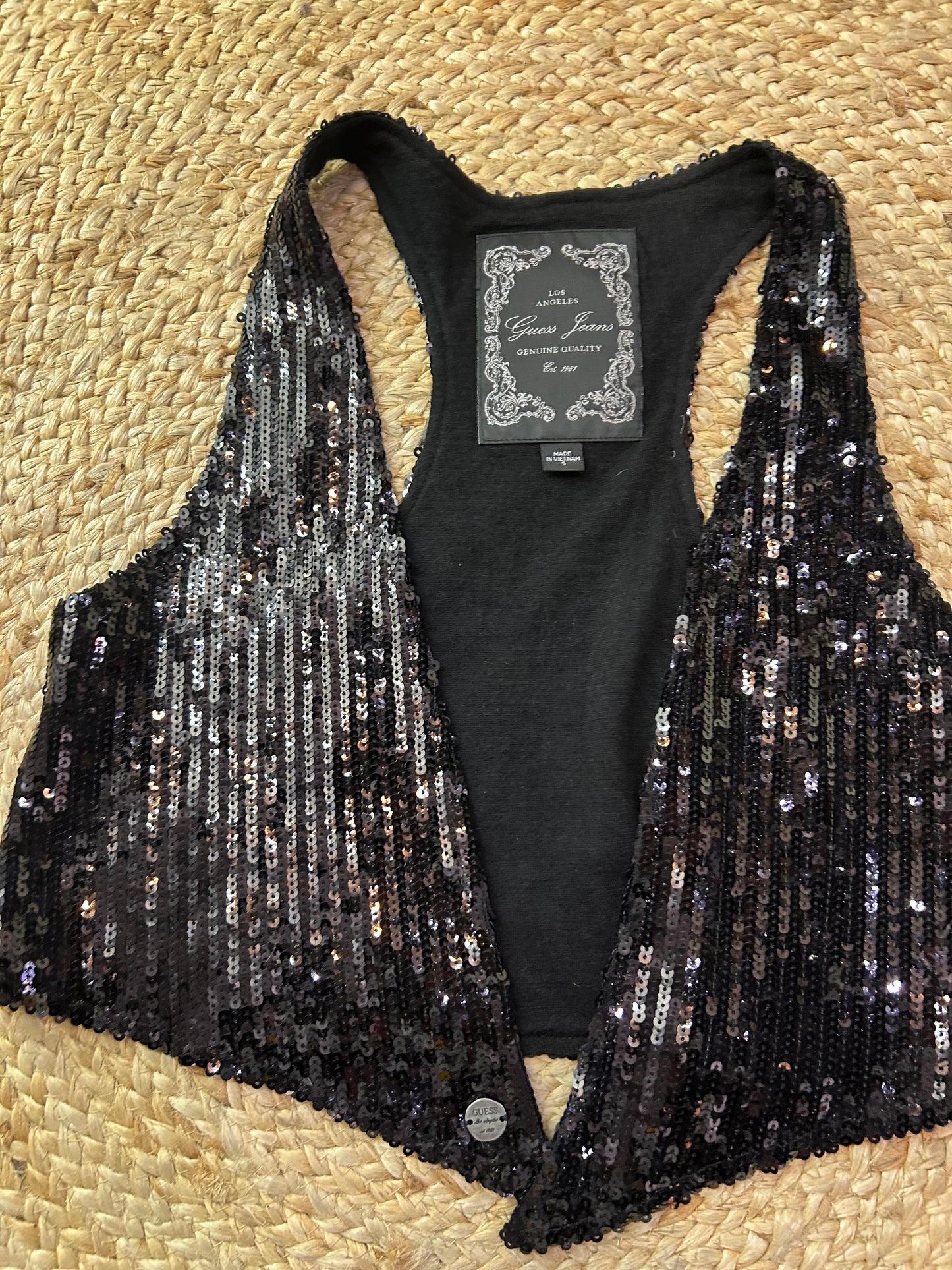 Guess sequin vest