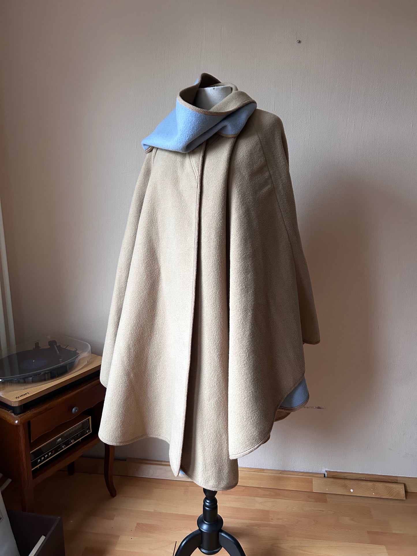 Wool Cape coat