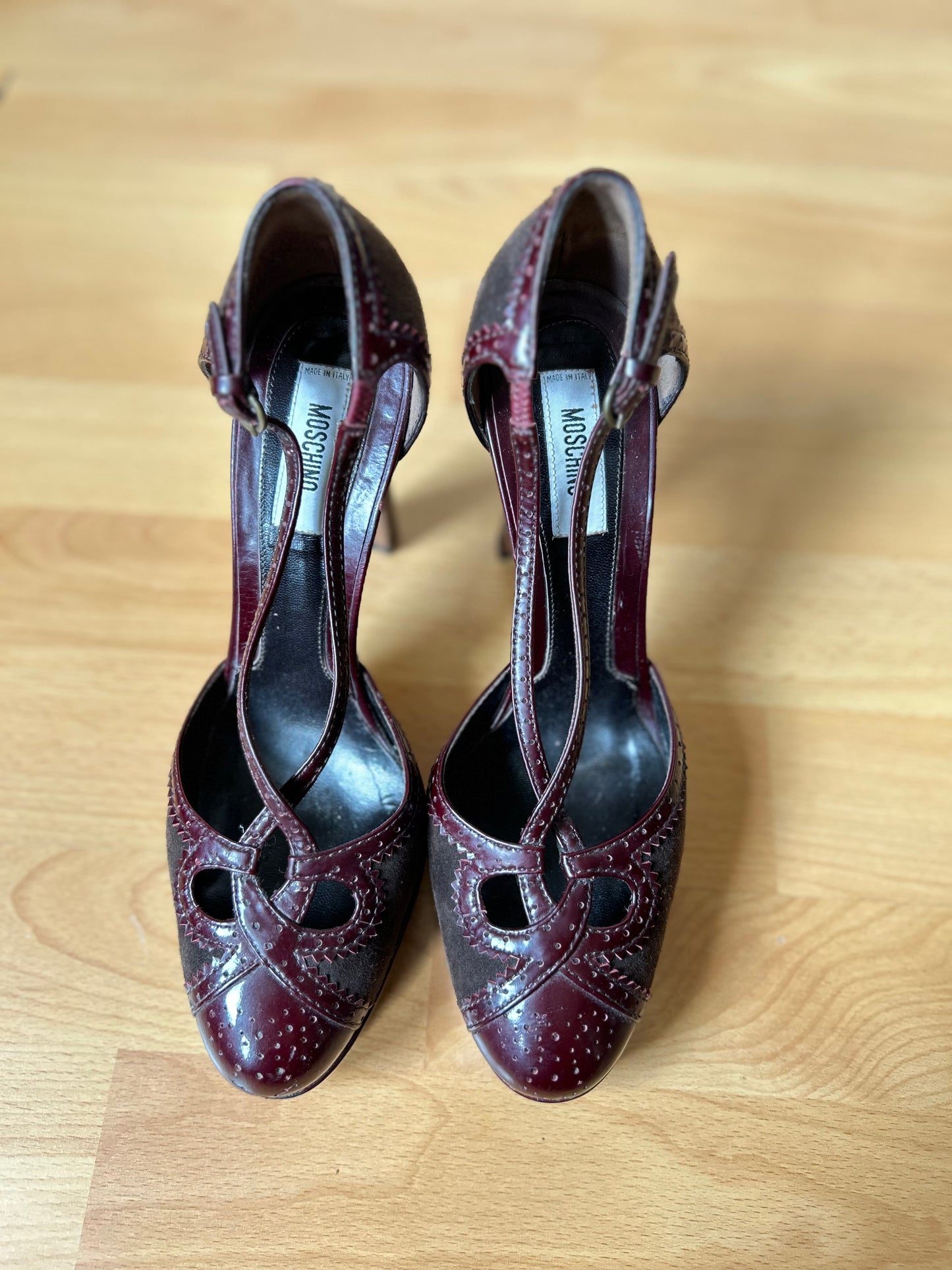 Moschino high heels 38