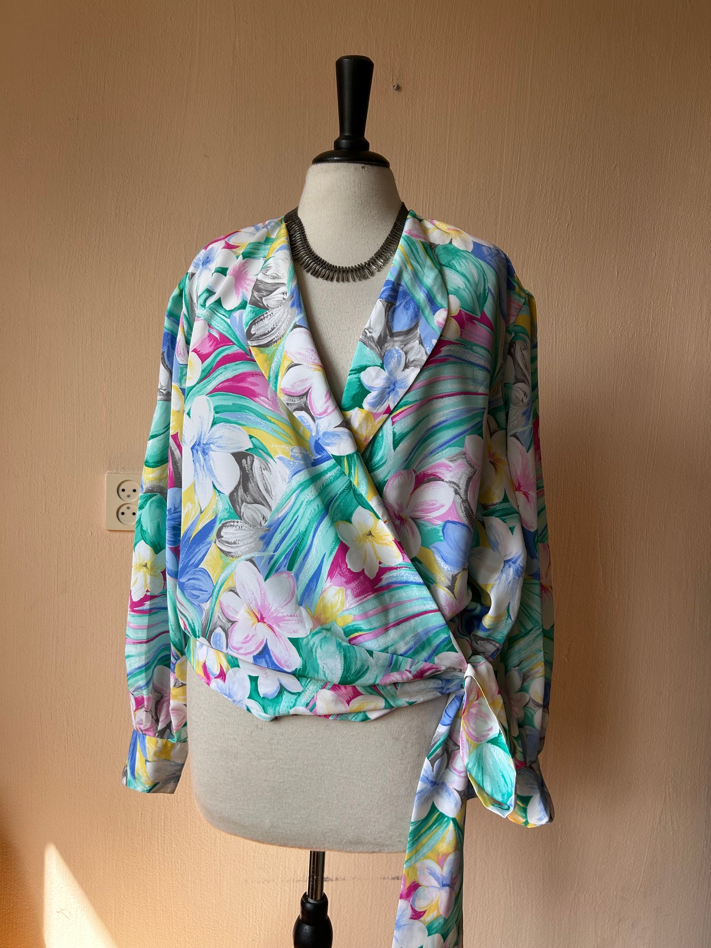 Paul Mausner wrap blouse
