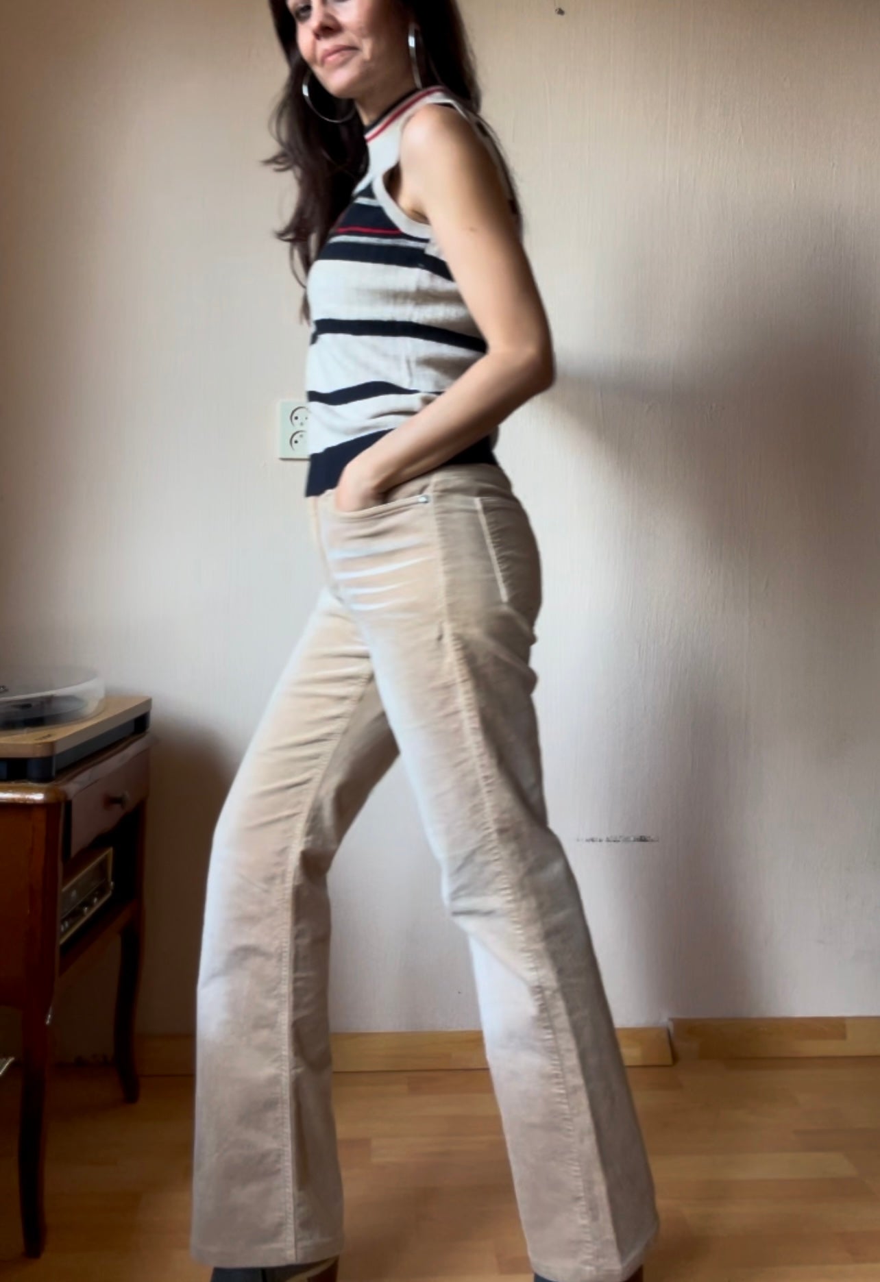 Escada corduroy pants