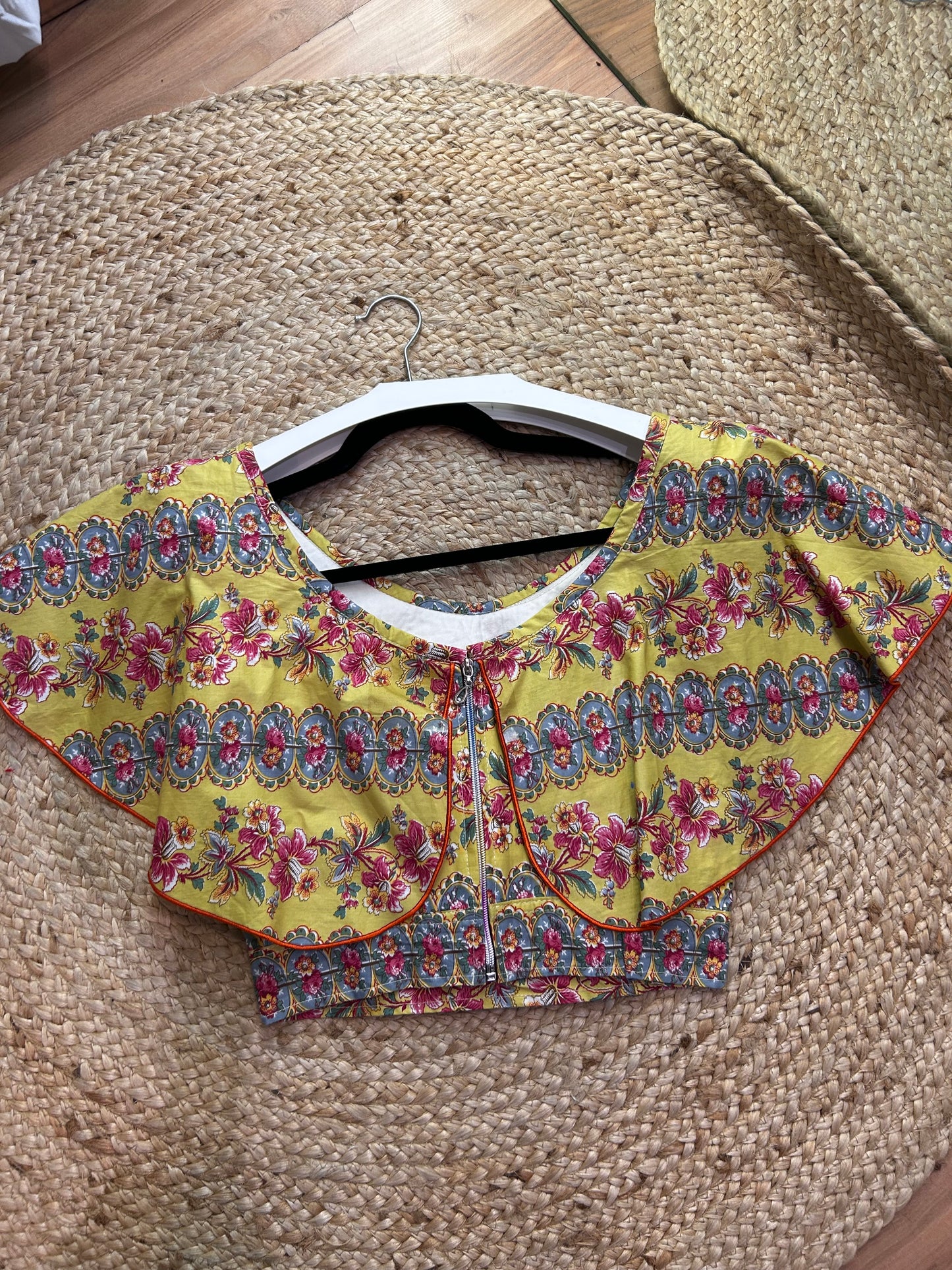 Butterfly crop top
