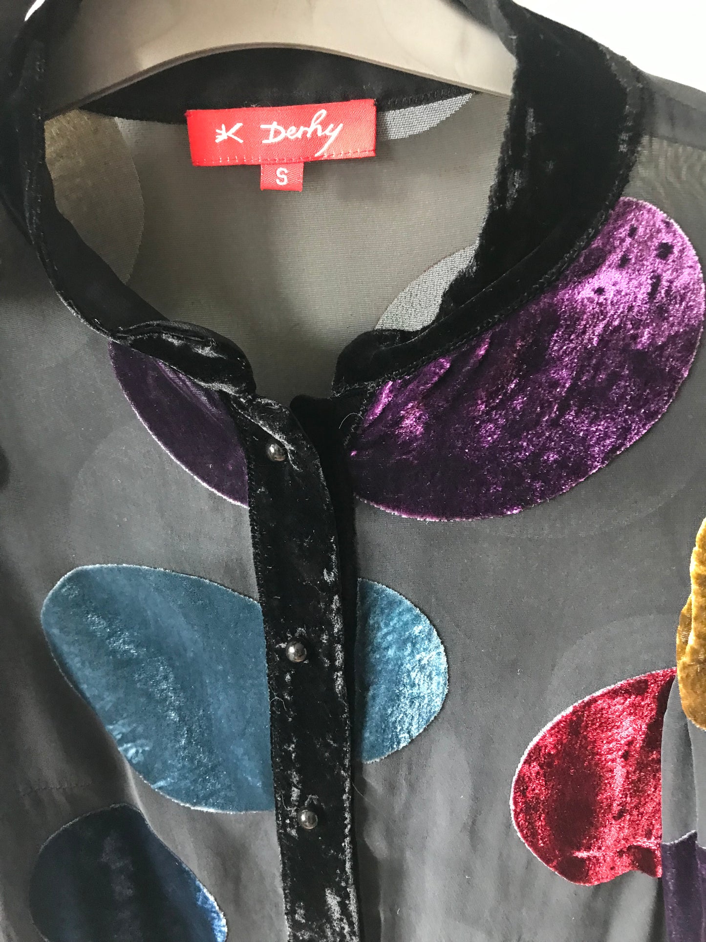Vintage silk blend blouse