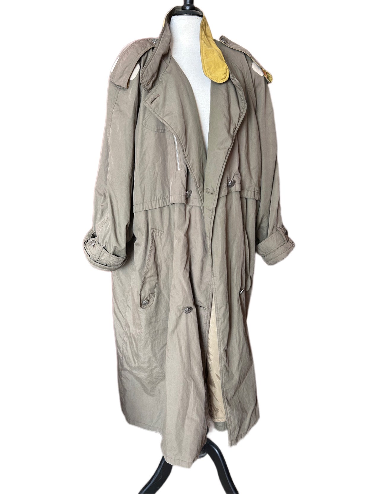 Vintage maxi trench coat