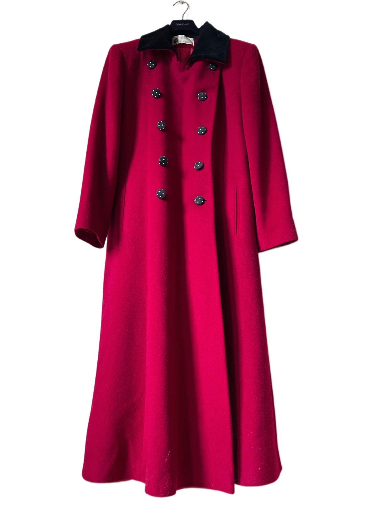 Cashmere wool blend maxi coat