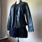 Vintage leather blazer