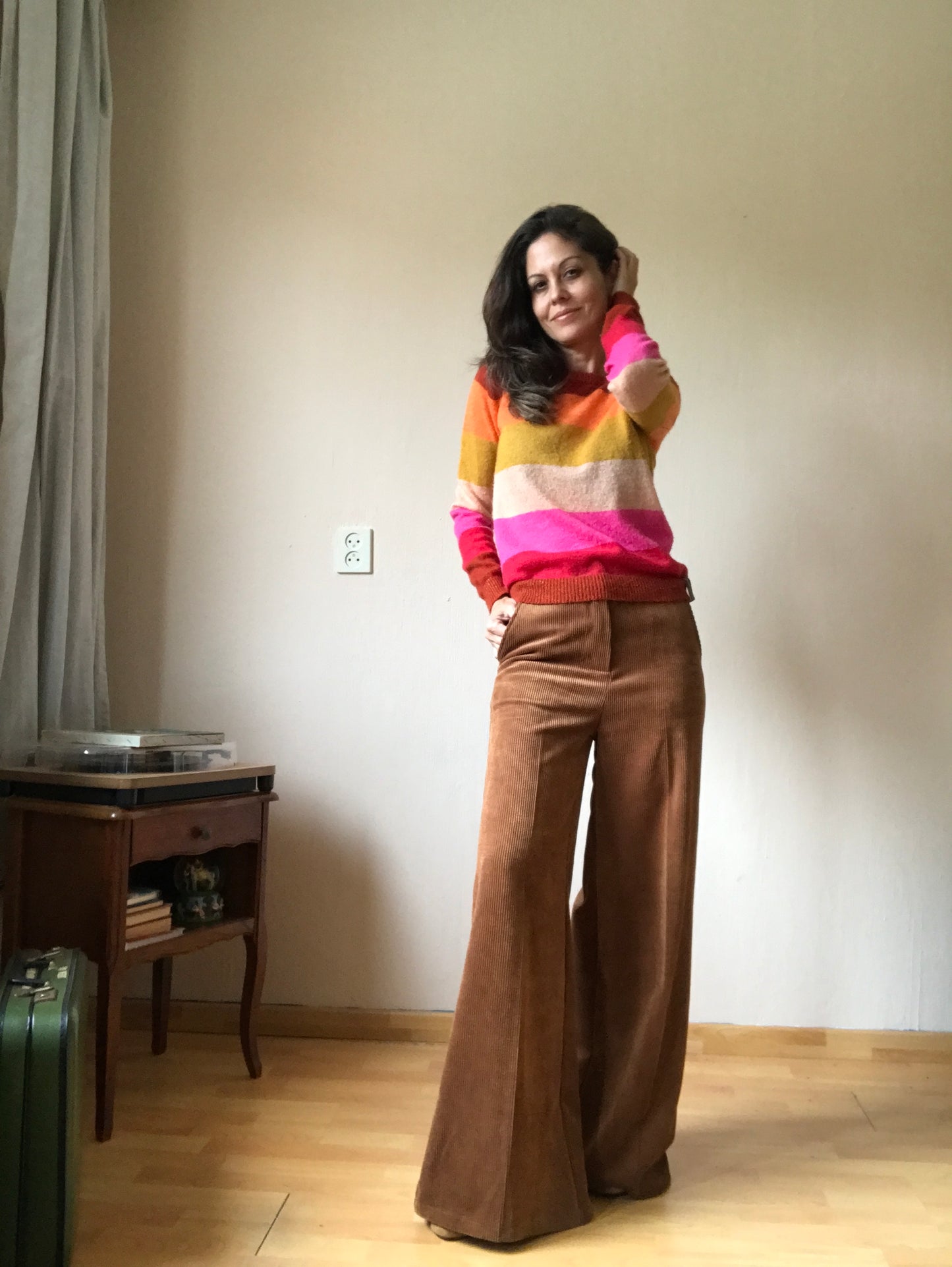 Corduroy elephant pants