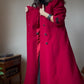 Cashmere wool blend maxi coat