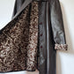 80s vintage leather coat