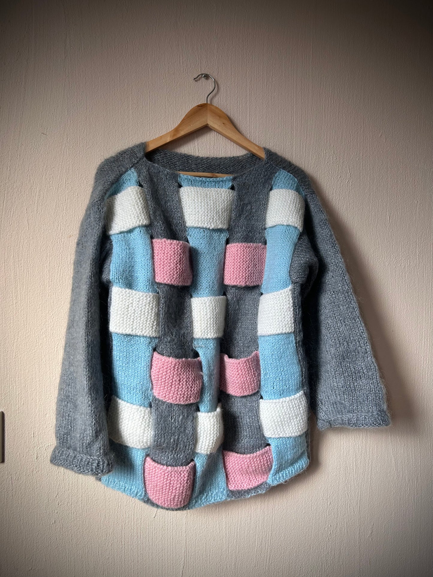 Hand-knit sweater