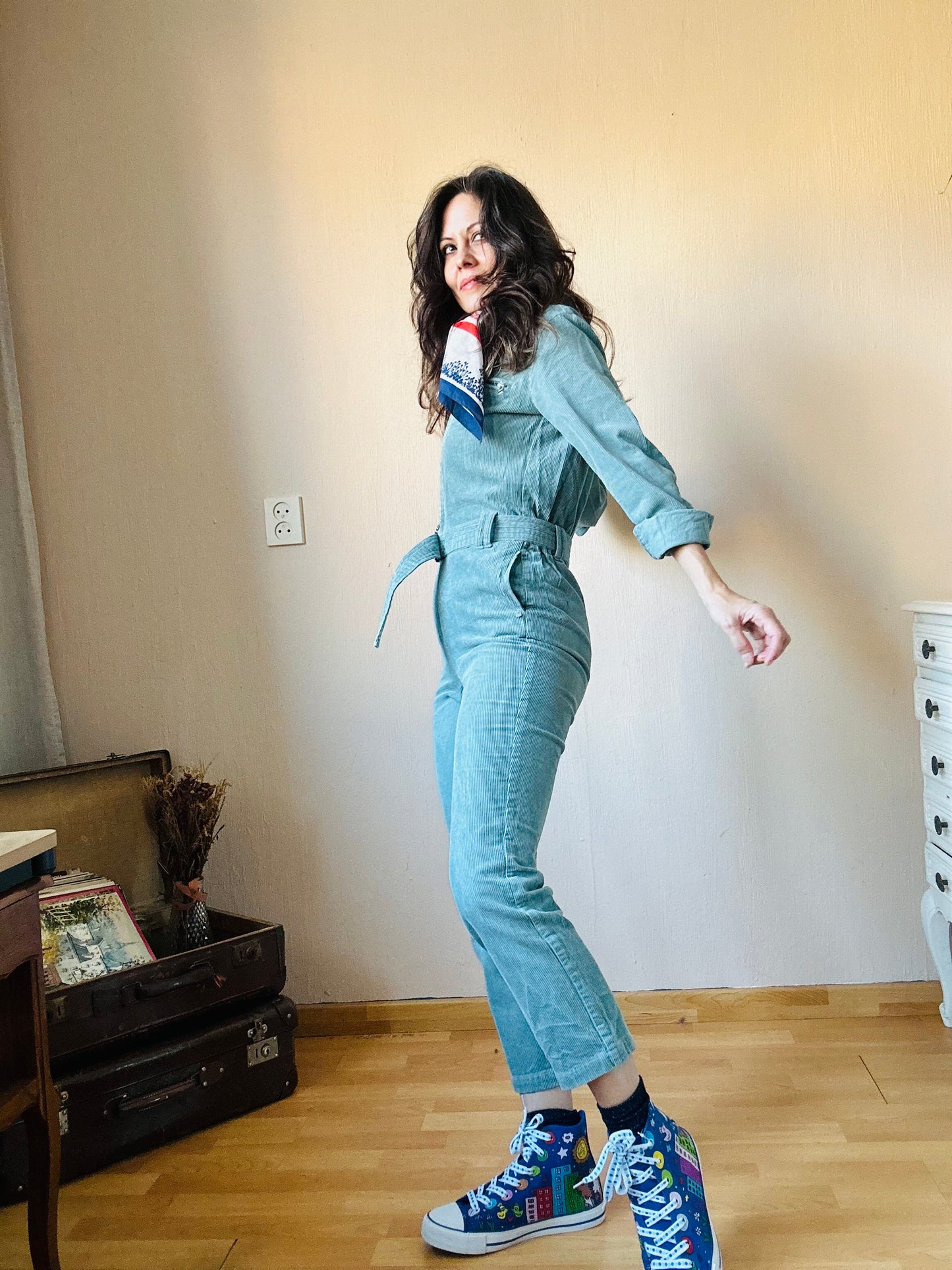 Corduroy jumpsuit