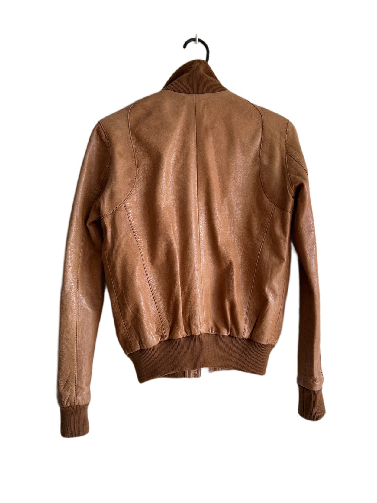 70s vintage leather bomber