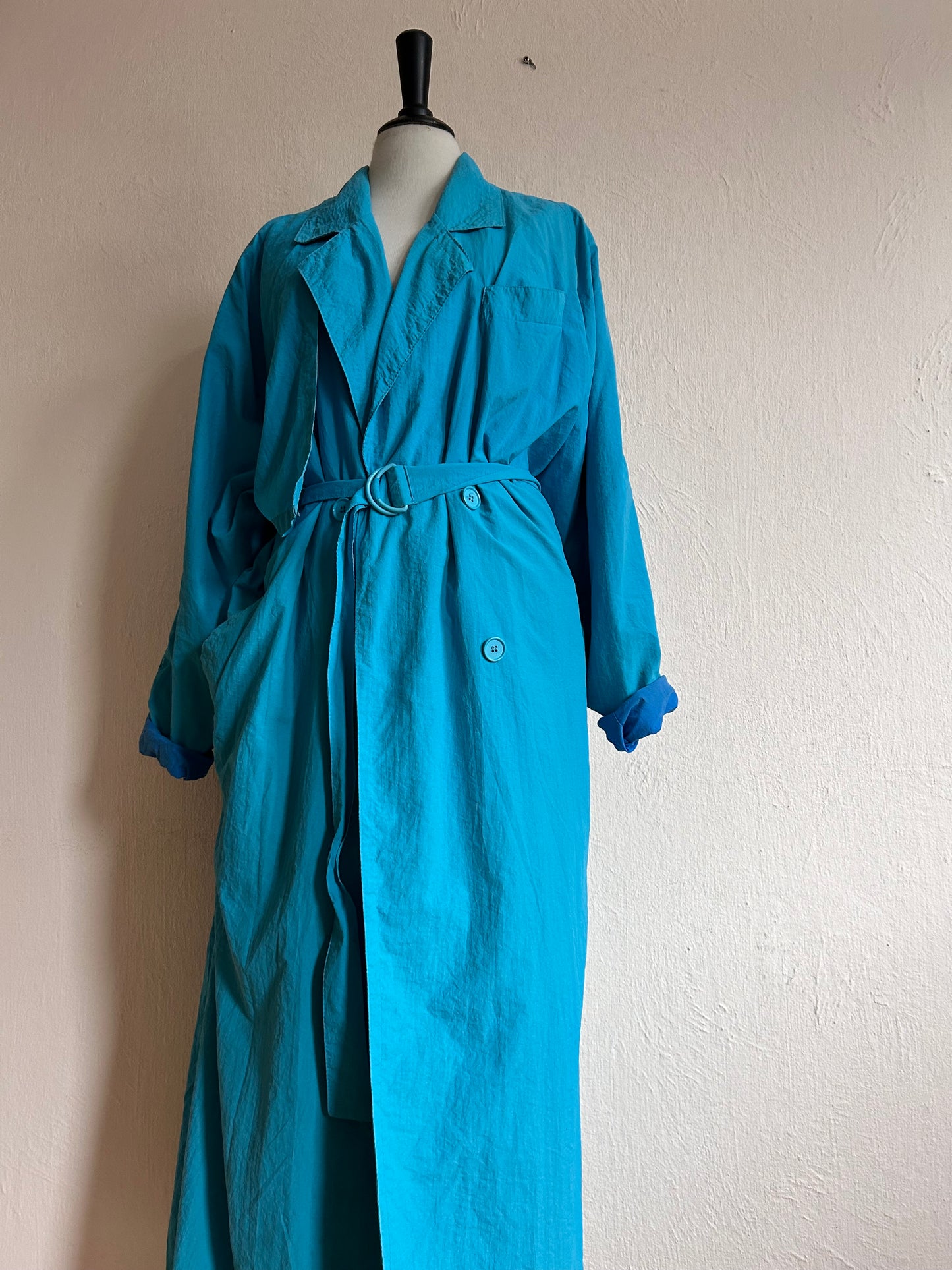 90s Vintage maxi trench coat