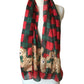 Silk Christmas foulard