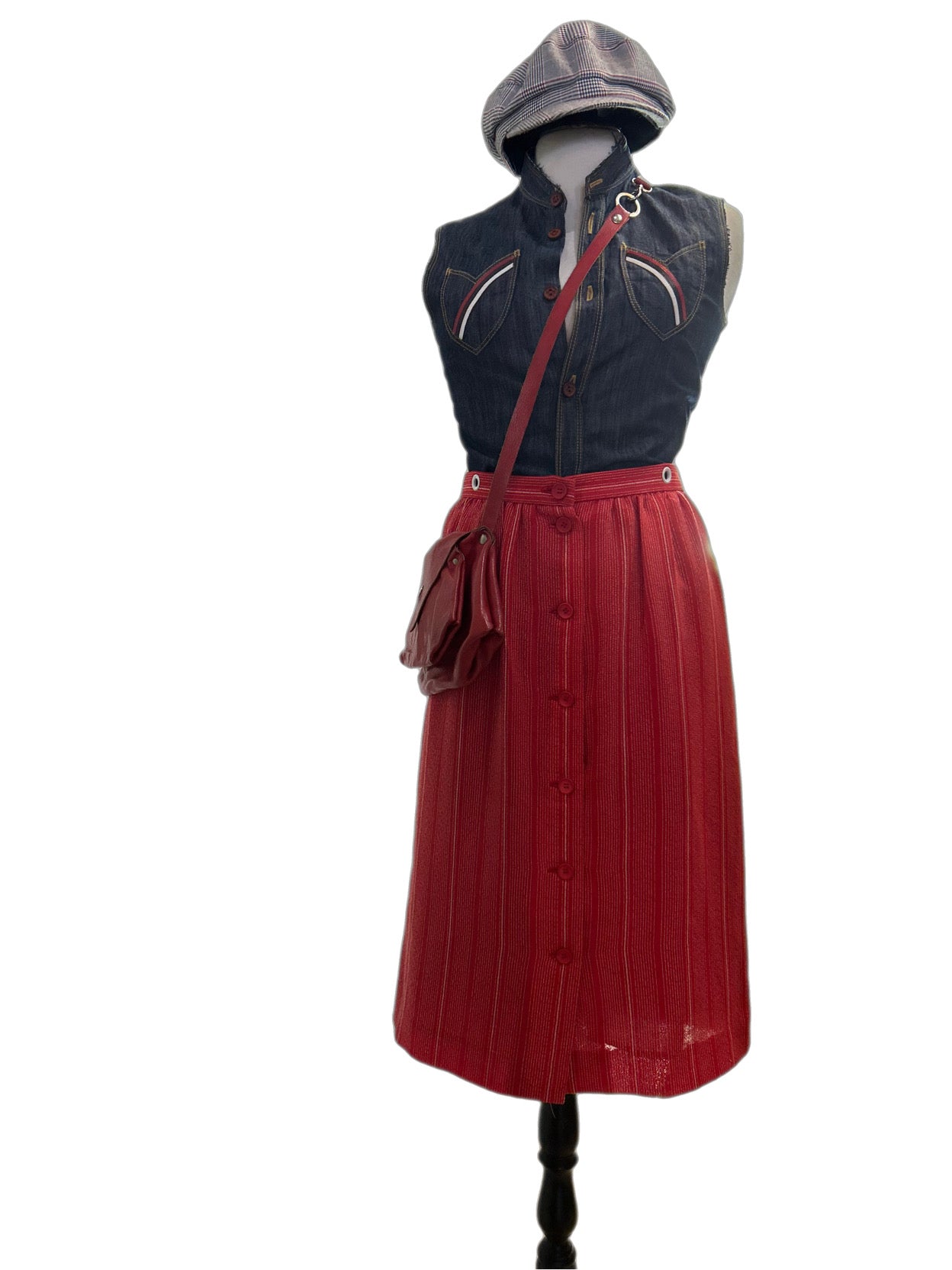 High waist pencil skirt