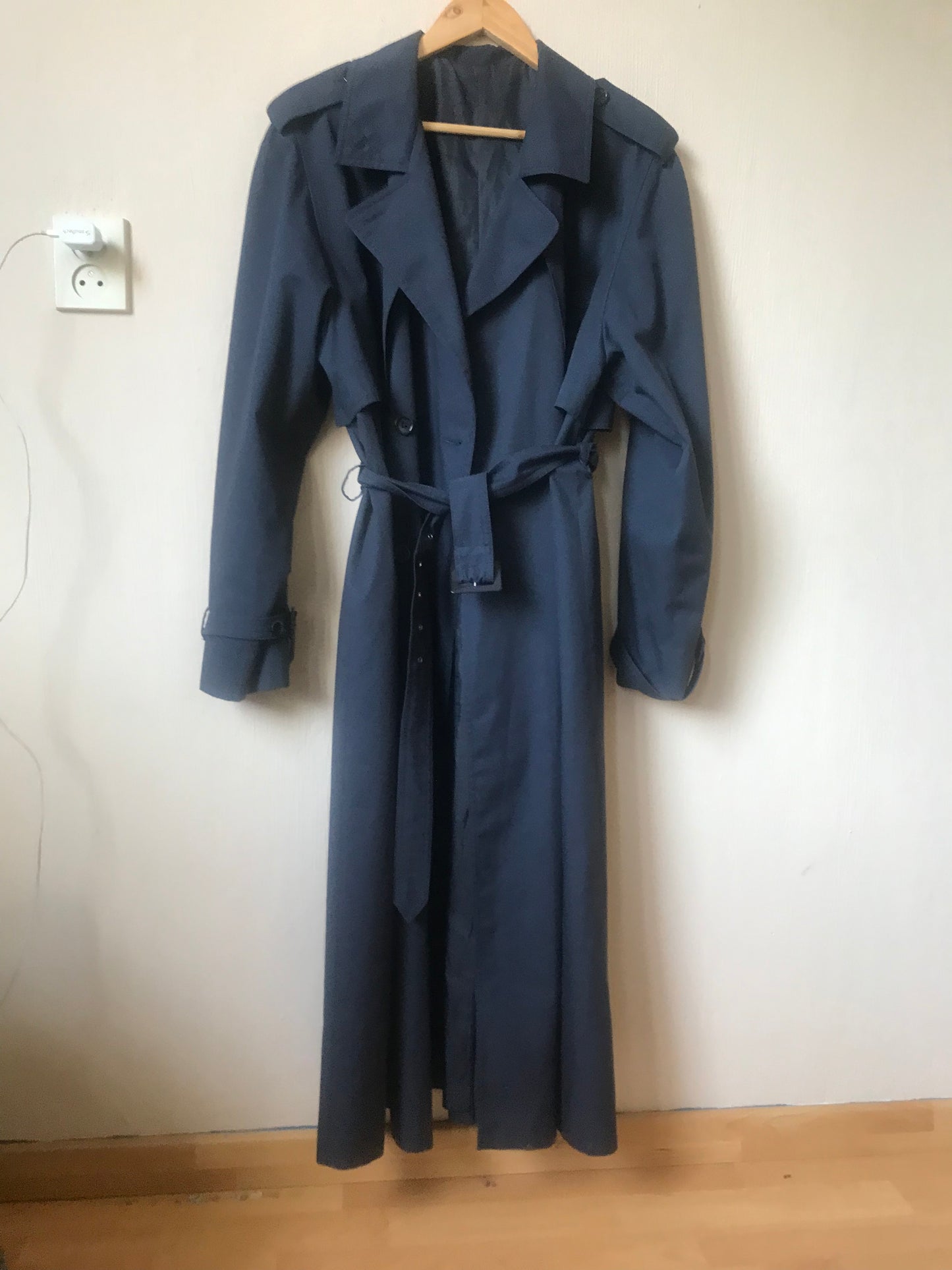 Vintage belted trench coat