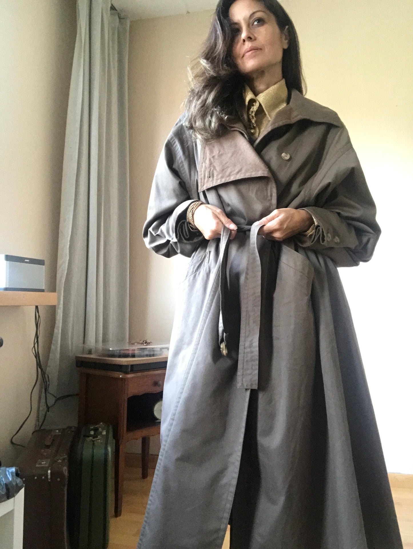 Vintage maxi trench 90s