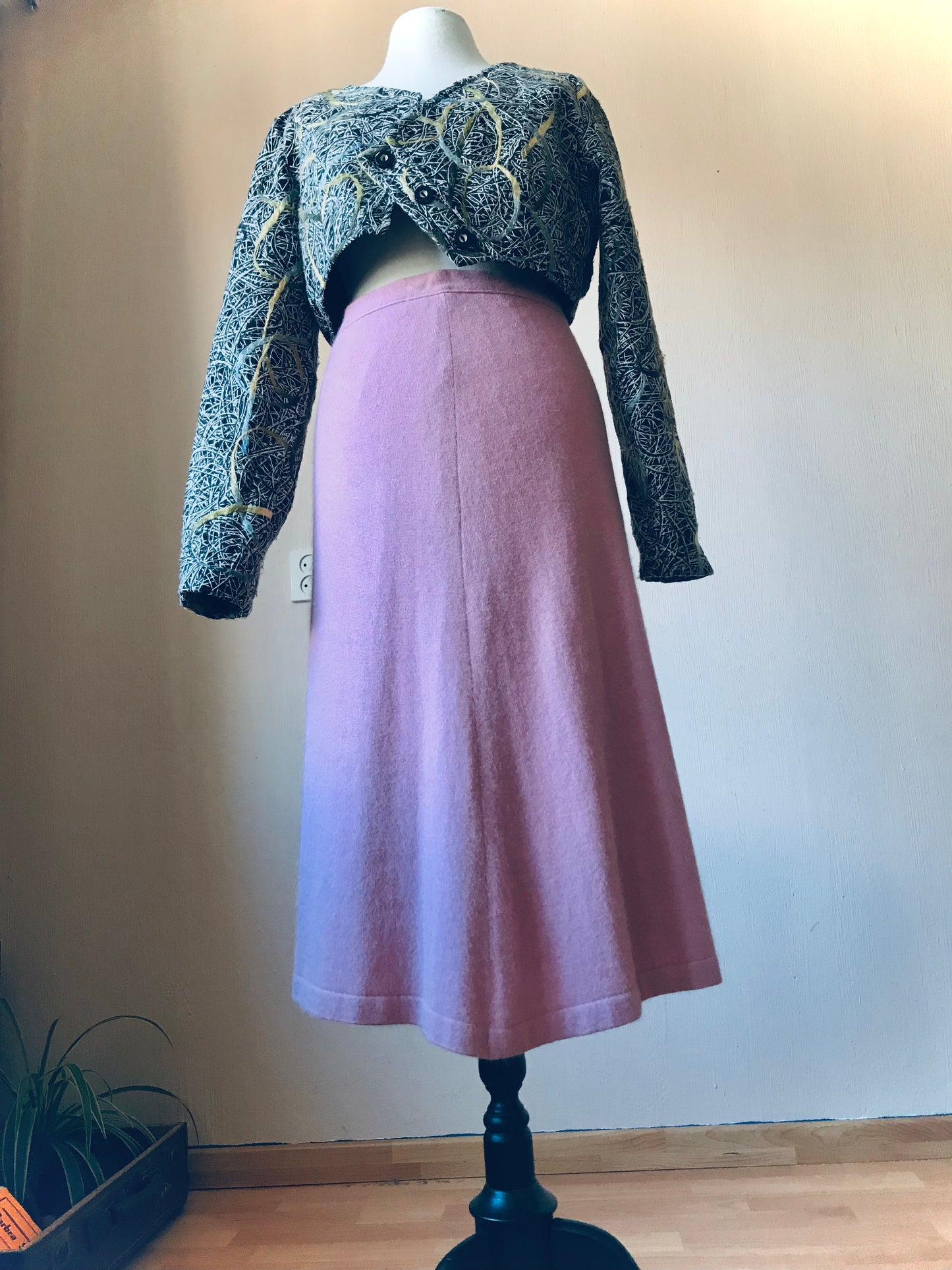 Vintage angora skirt