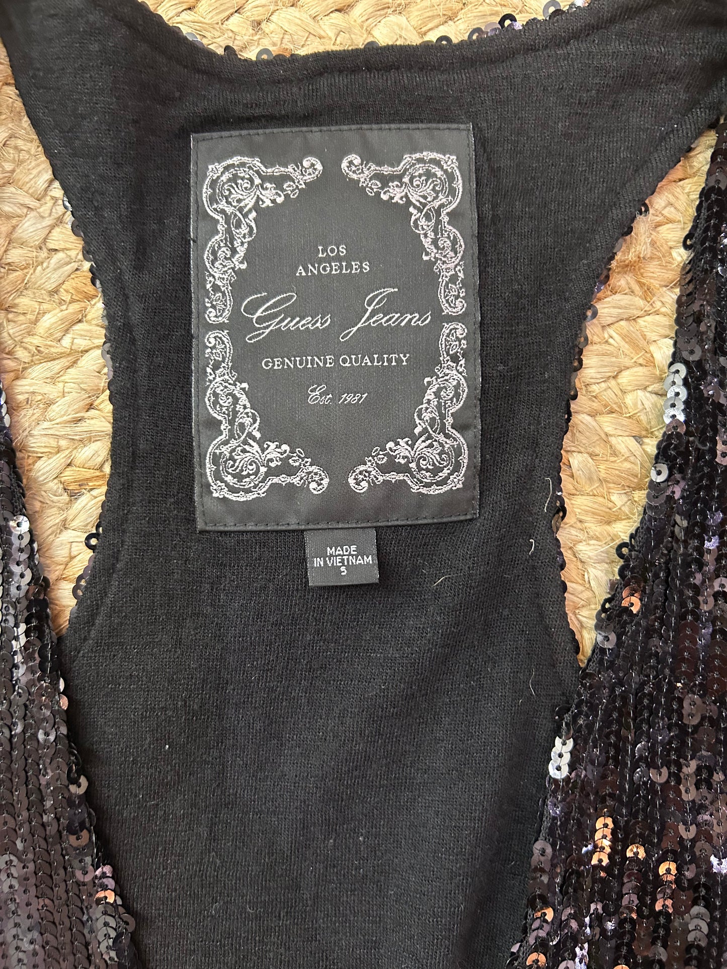 Guess sequin vest