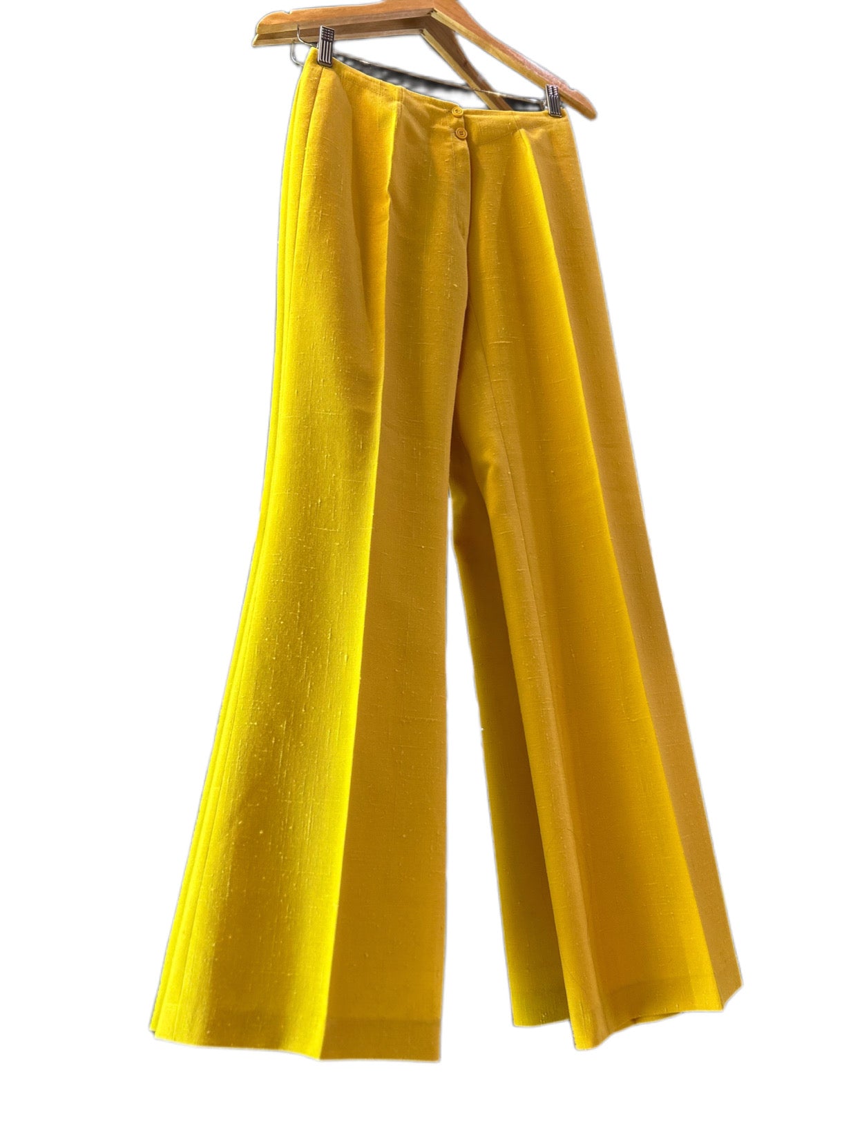 Vintage linen elephant pants (S)