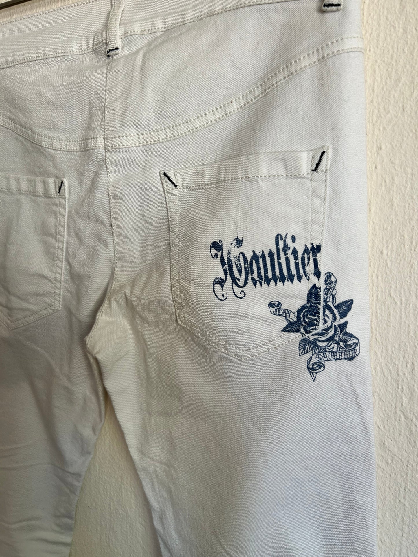 Jea Paul Gaultier white jeans