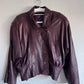 80s vintage lamb leather jacket