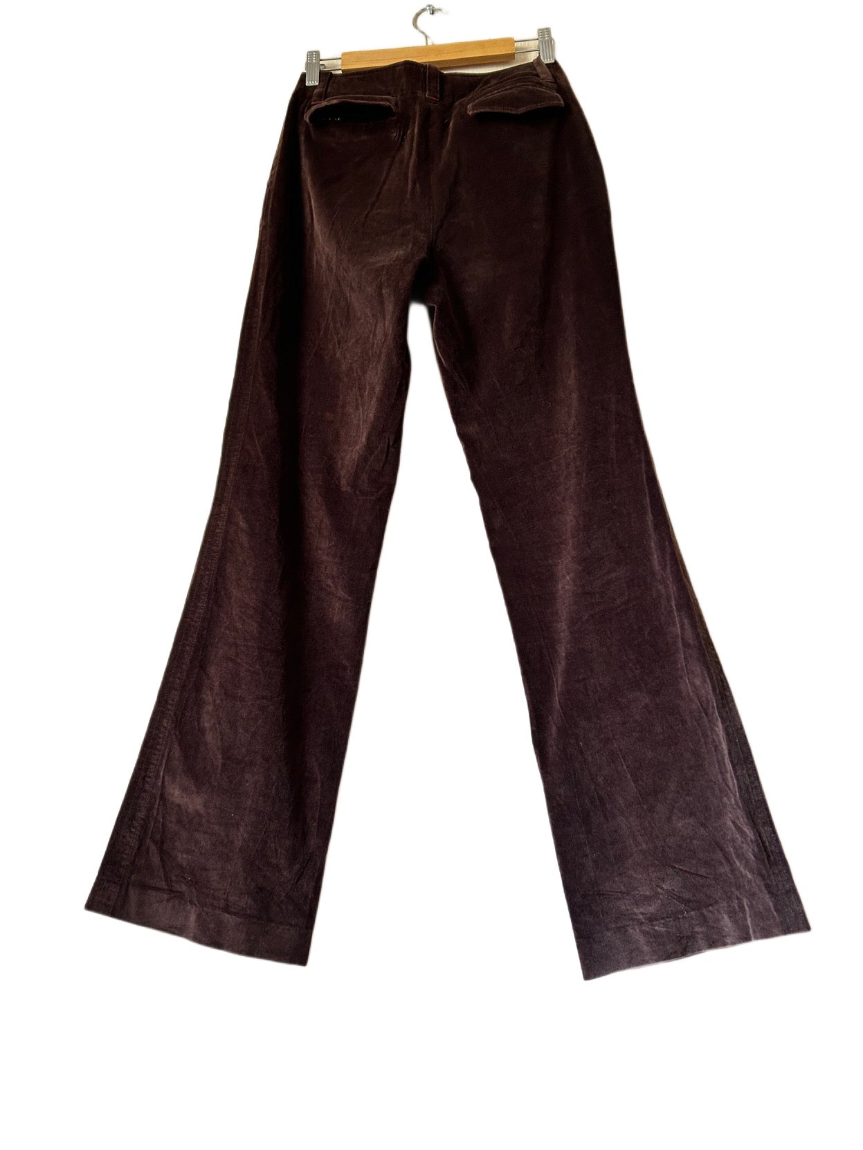 Carolina Herrera velvet flared trousers