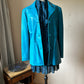 Turquoise leather jacket (XL)