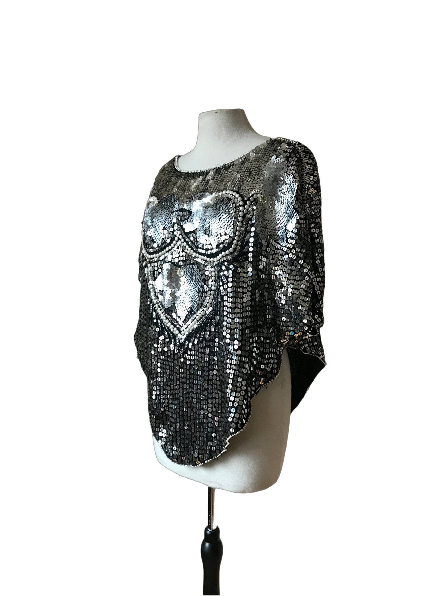 Full sequin butterfly top