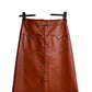 Faux leather skirt M