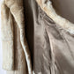 Fox fur vintage coat