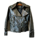 Vintage leather biker jack 42