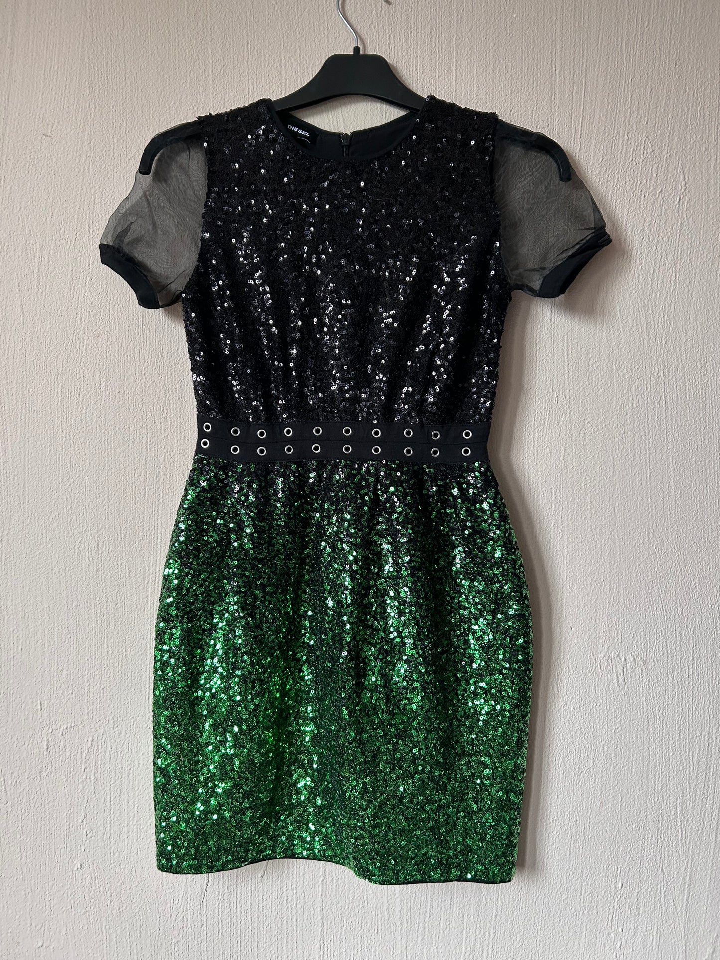 Diesel full sequin mini dress