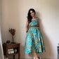 Belted vintage summer dress