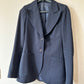 Vintage 1970s French Tailored Worsted Wool Blazer