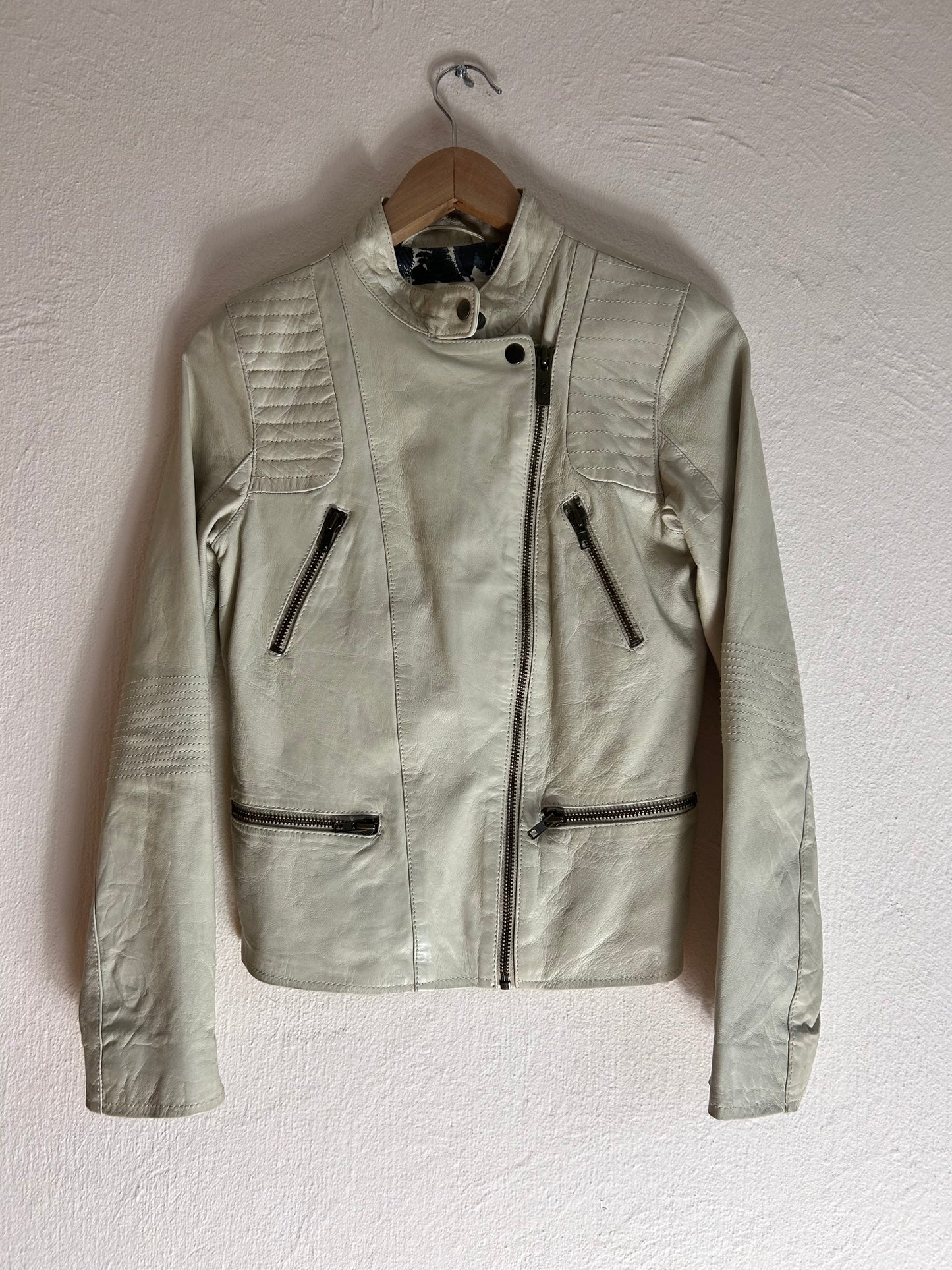 Goosecraft cream biker