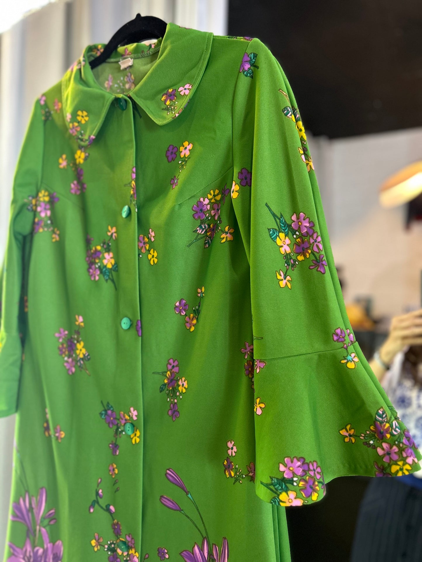 70s vintage dress XL