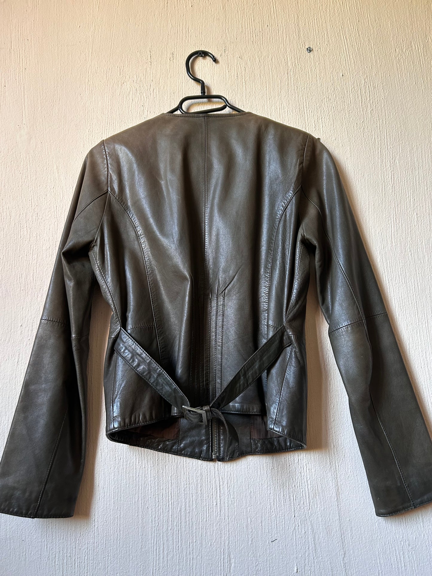 Essentiel Antwerp leather biker