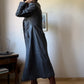 Vintage maxi leather coat