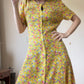 Vintage floral print dress