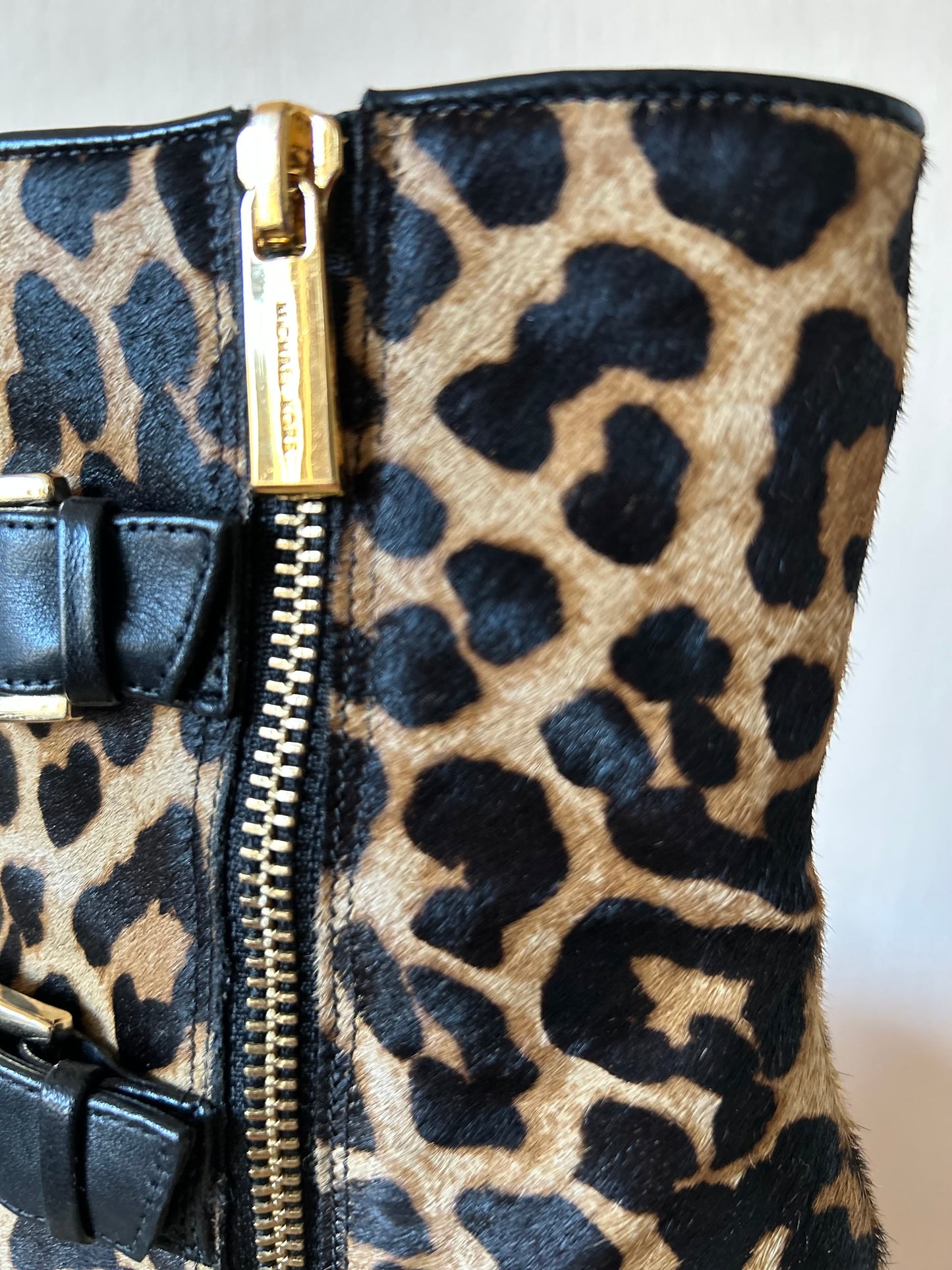 Michael Kors leopard ankle boots 37