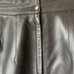 80s Maxi leather skirt (M/L)