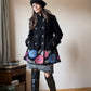 Rossella Carrara 100% Wool Embroidered Double-Breasted Coat