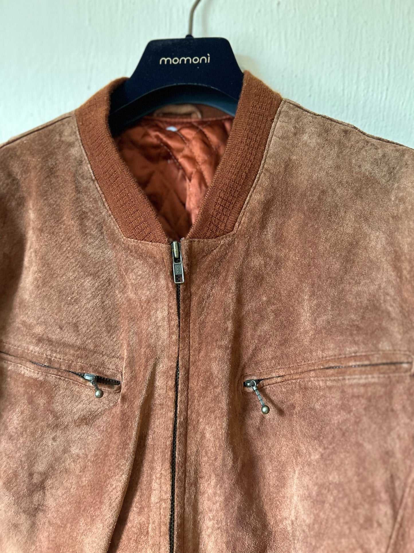 Vintage suede bomber jack