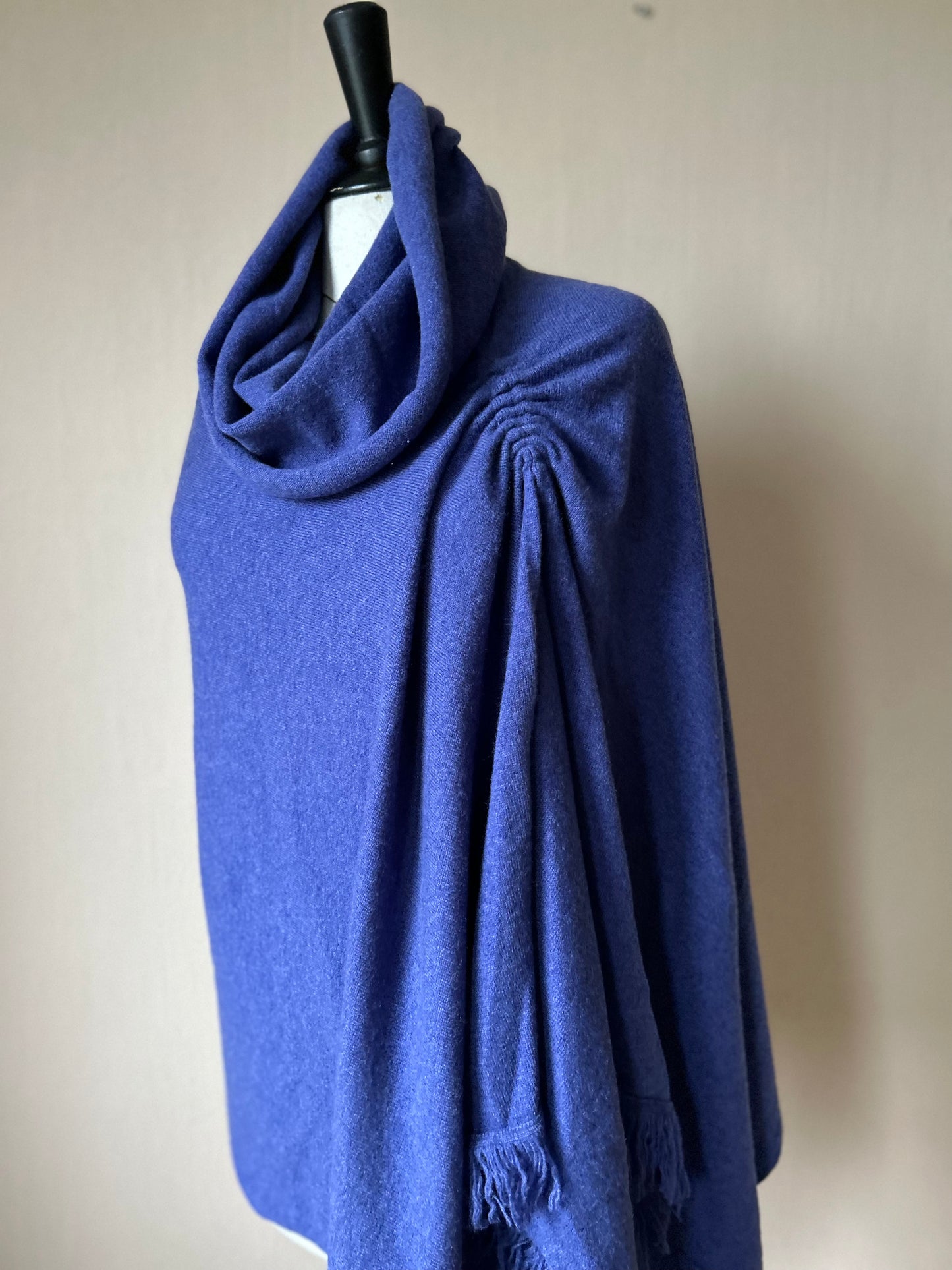 Cashmere poncho