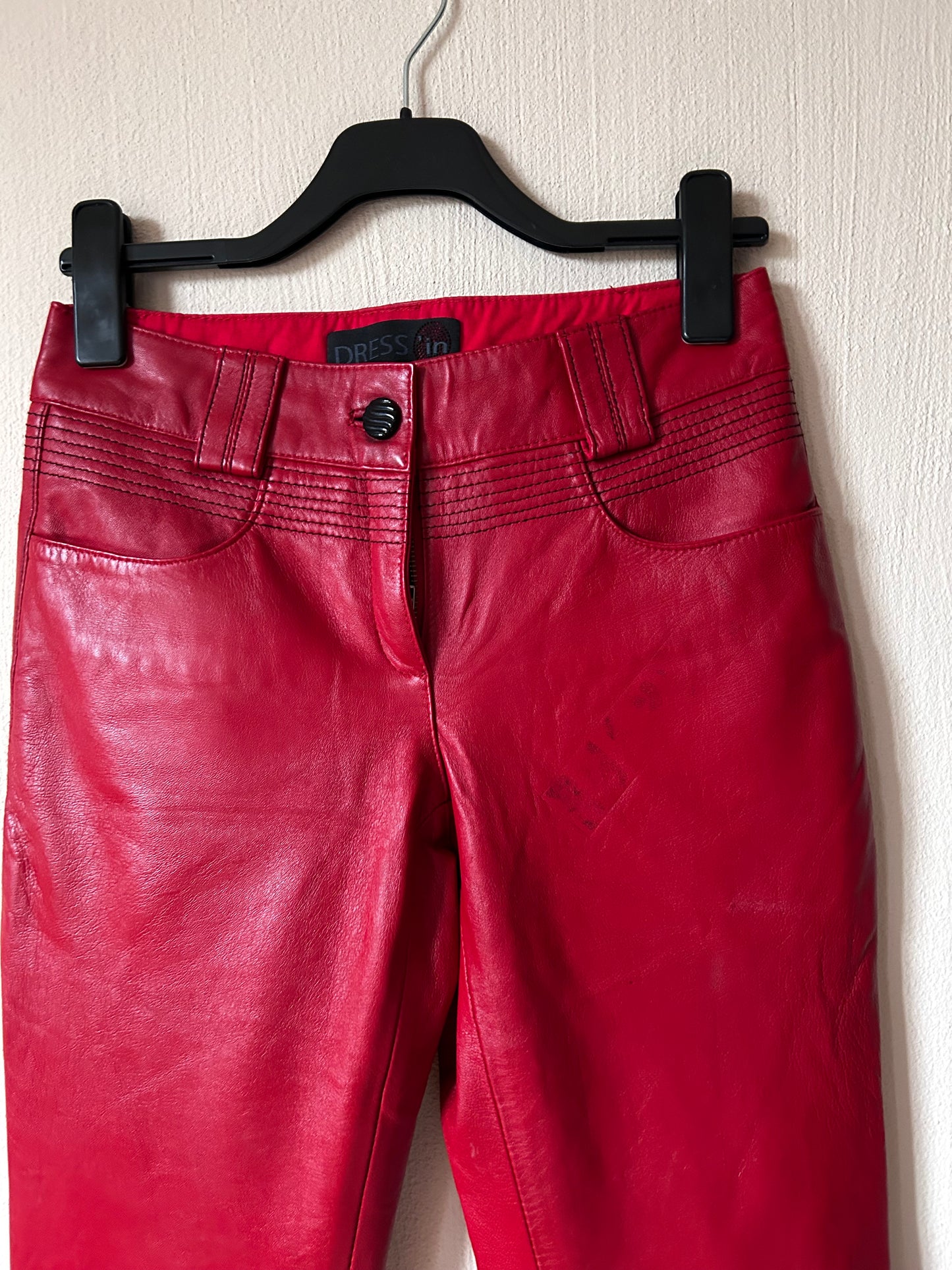 Y2k Vintage leather pants