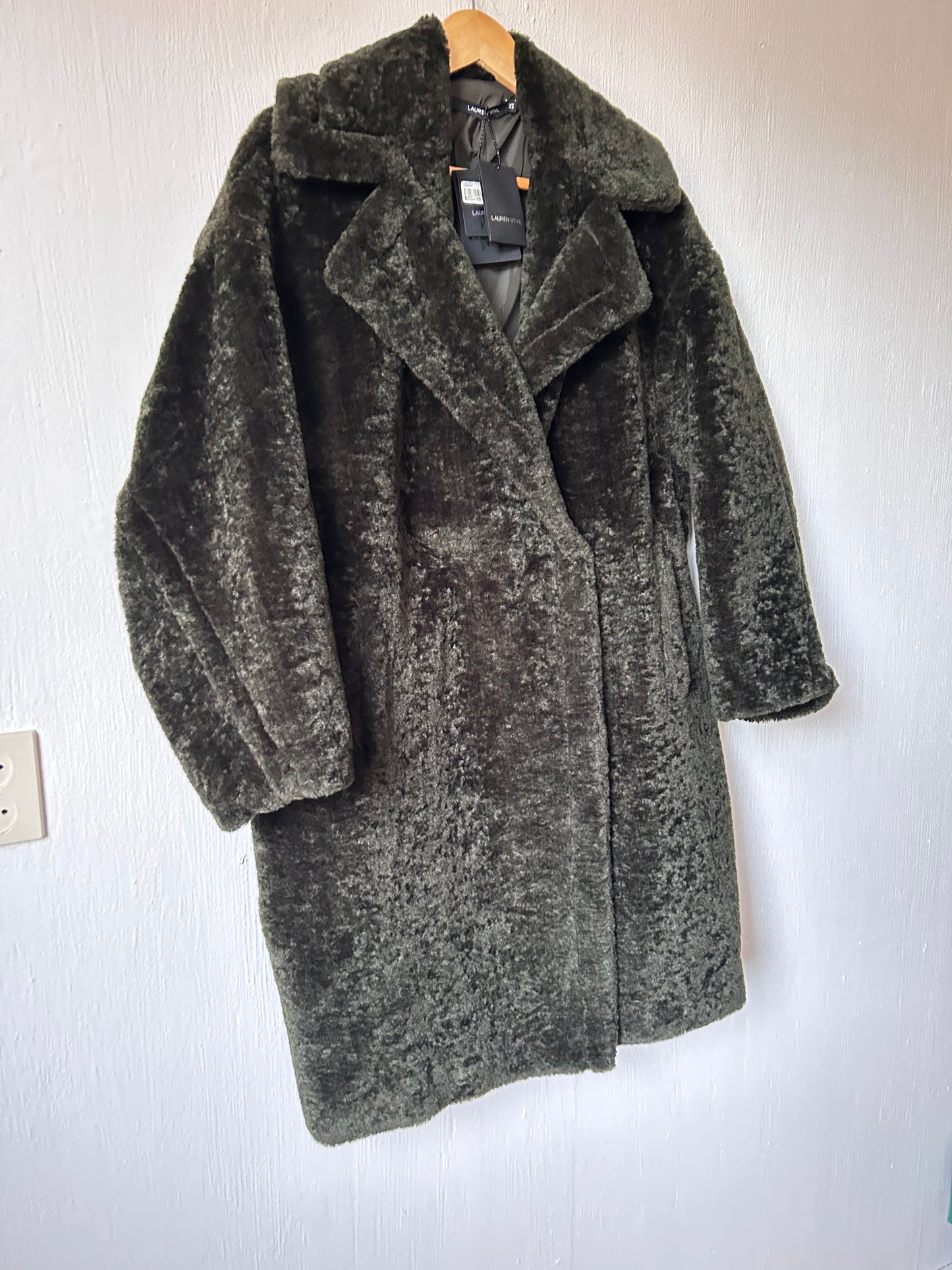 Lauren Vidal teddy coat