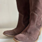 Suede Cowboy boots