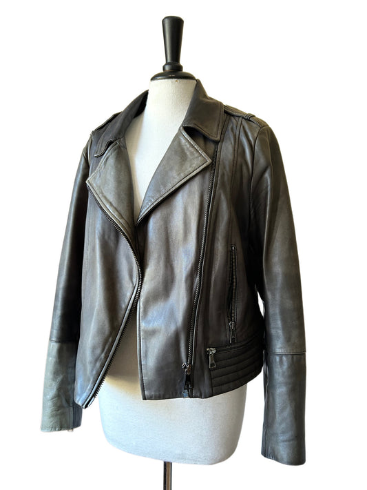 Ted Baker leather biker